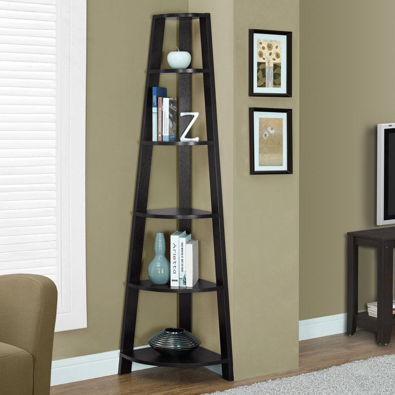 Breakwater Bay Hewitt Corner Bookcase & Reviews Wayfair
